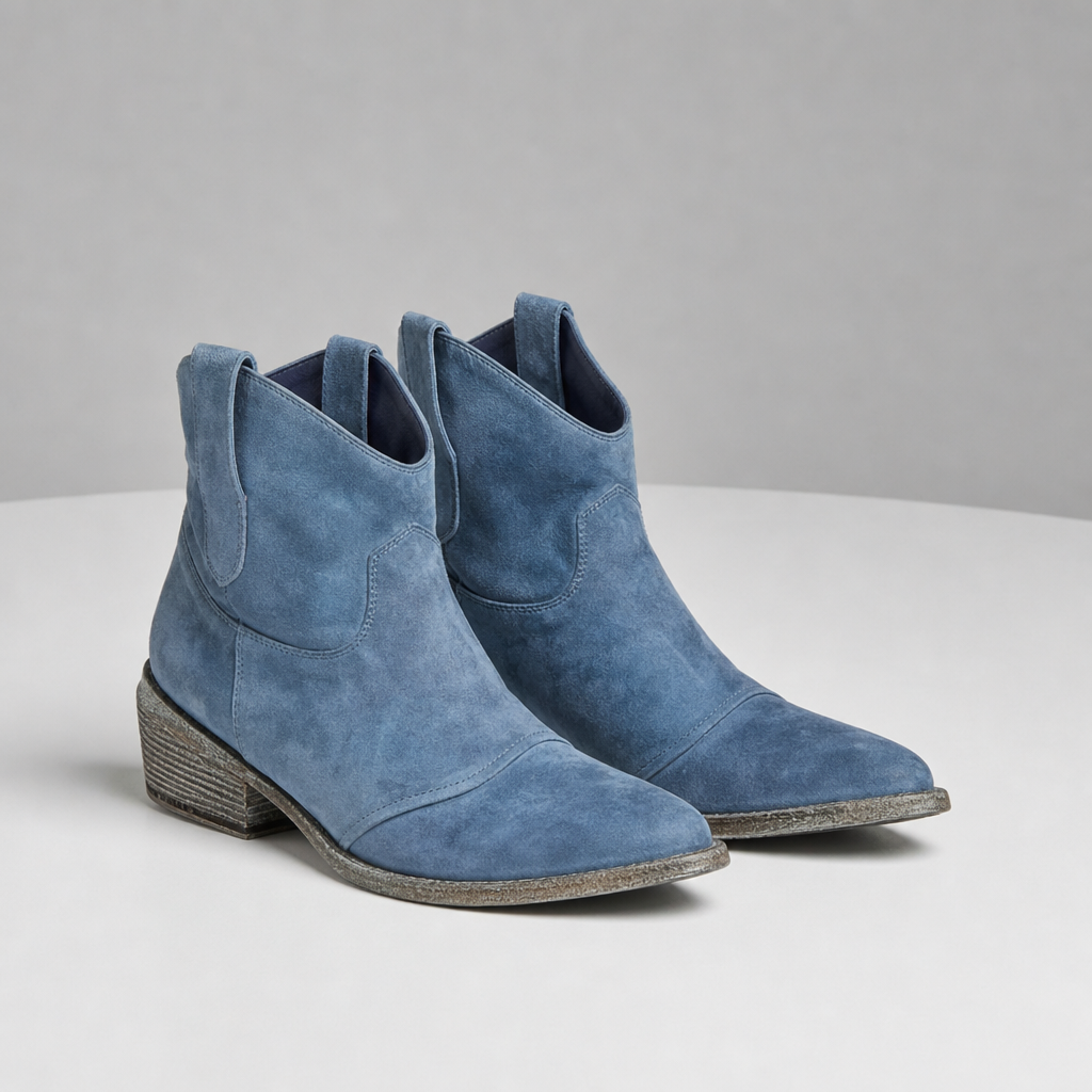 Arles Vintage Western Ankle Boots