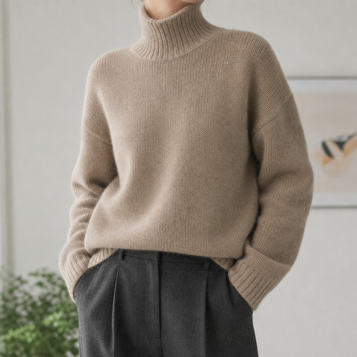 Alicante Cashmere Turtleneck Sweater