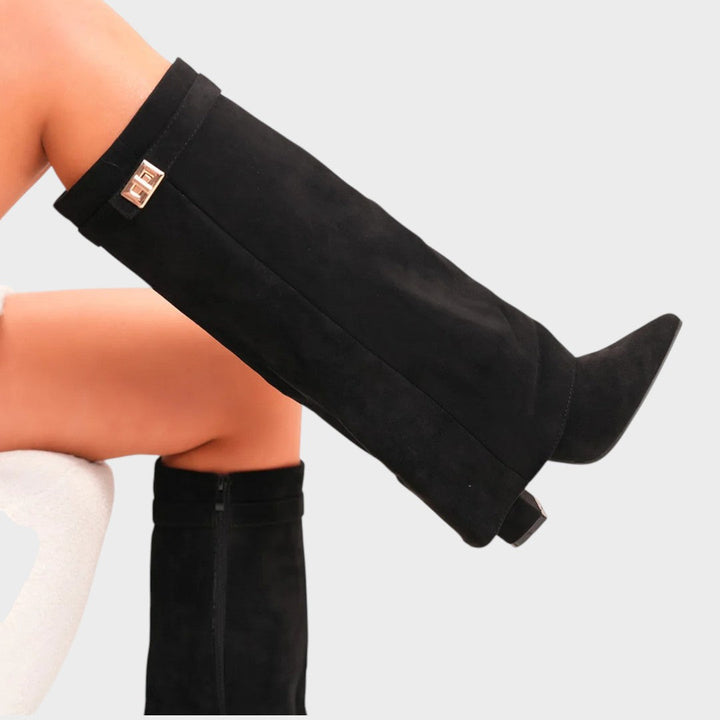 Lunara™  |  High-top Velvety Boots