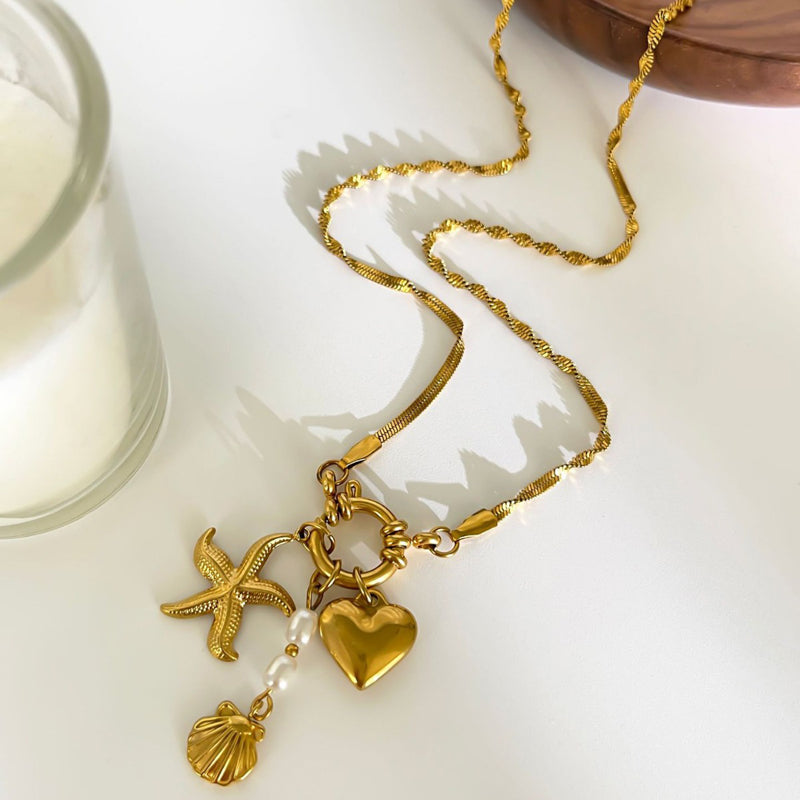 Vintage Bohemian Necklace, view 3 - Elena Harper