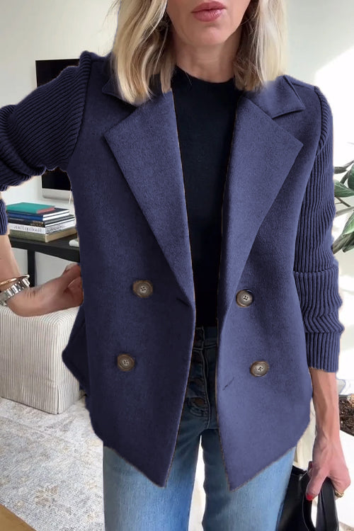 Alesia Elegant Casual Blazer with Buttons, view 9 - Elena Harper