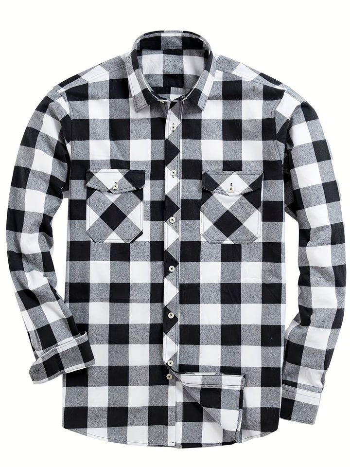 LAURENT MONACO | CHECKED SHIRT WITH BUTTONS FOR MEN