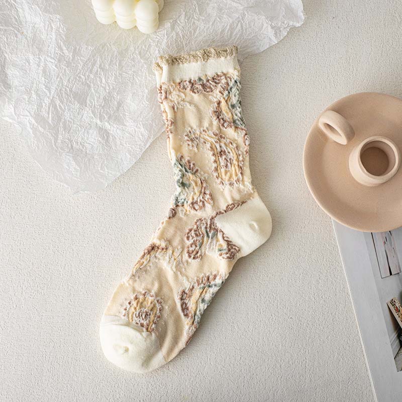 Casual Floral Socks