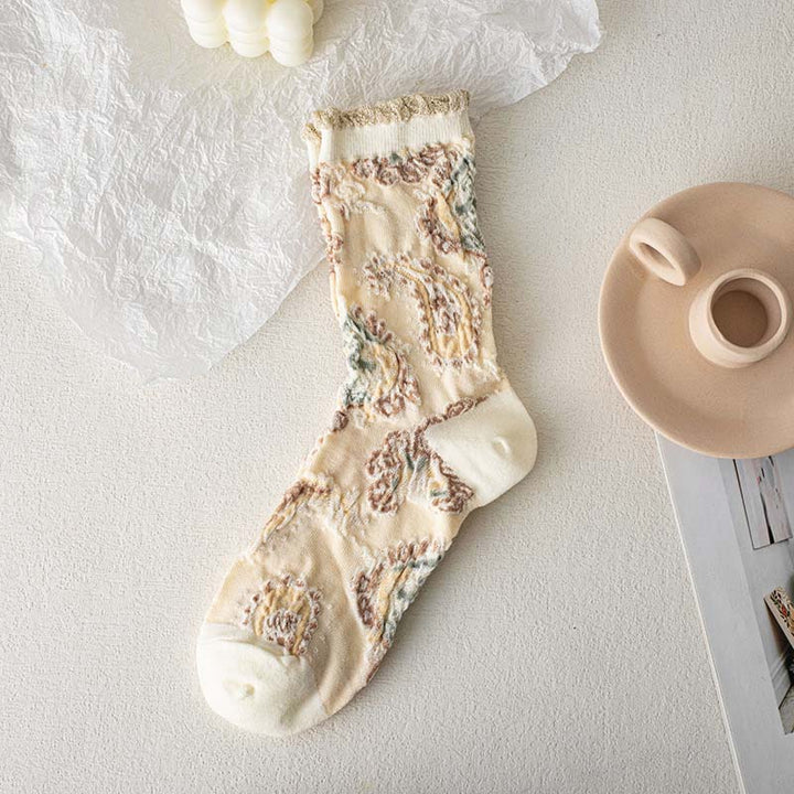 Casual Floral Socks