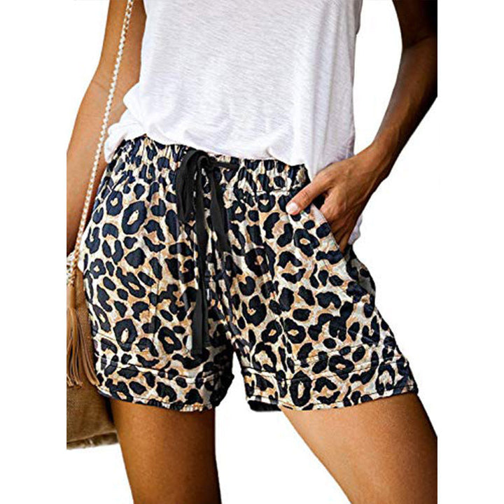 High-waisted wide-leg shorts for women