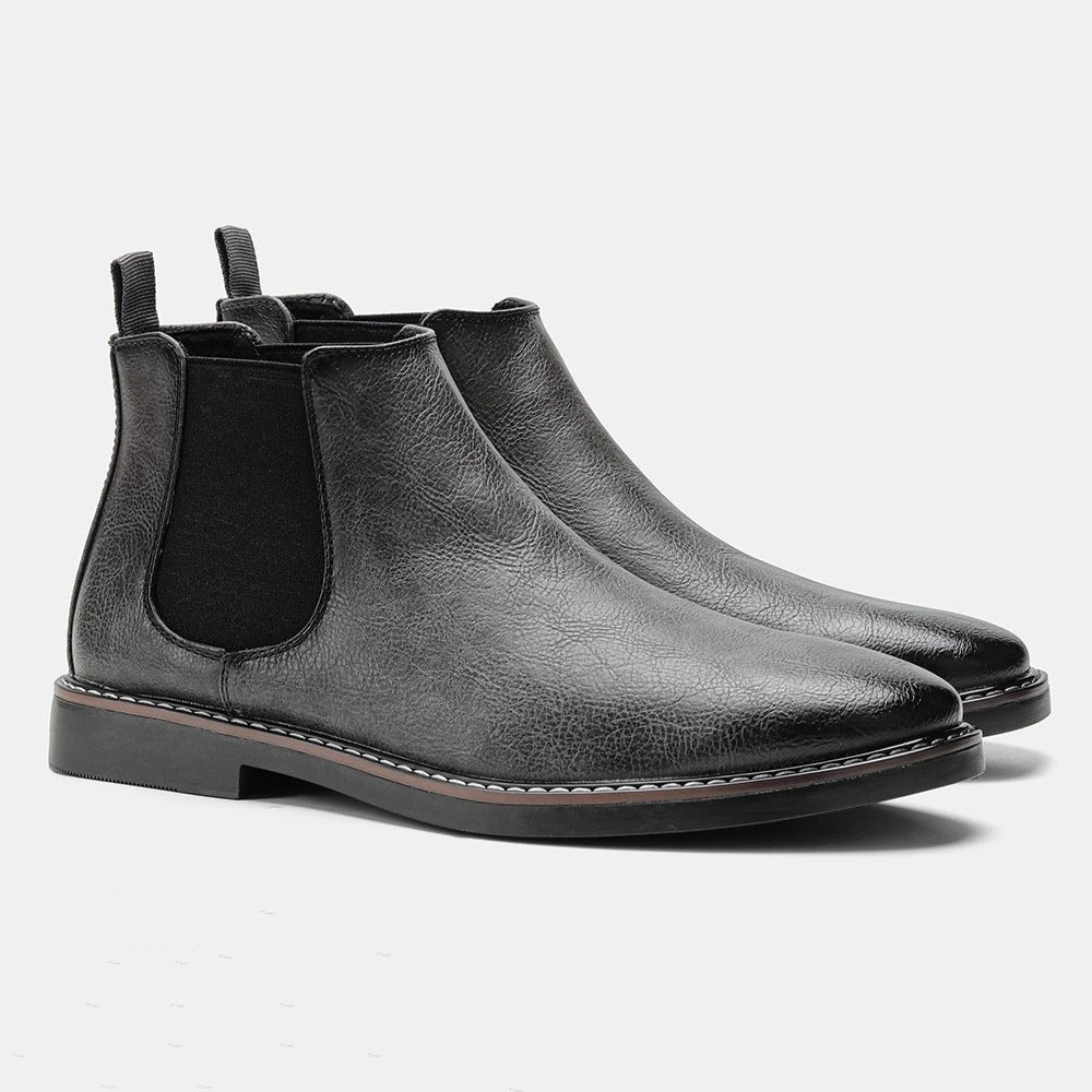 CHELSEA BOOTS FOR MEN WITH ELASTIC SIDES