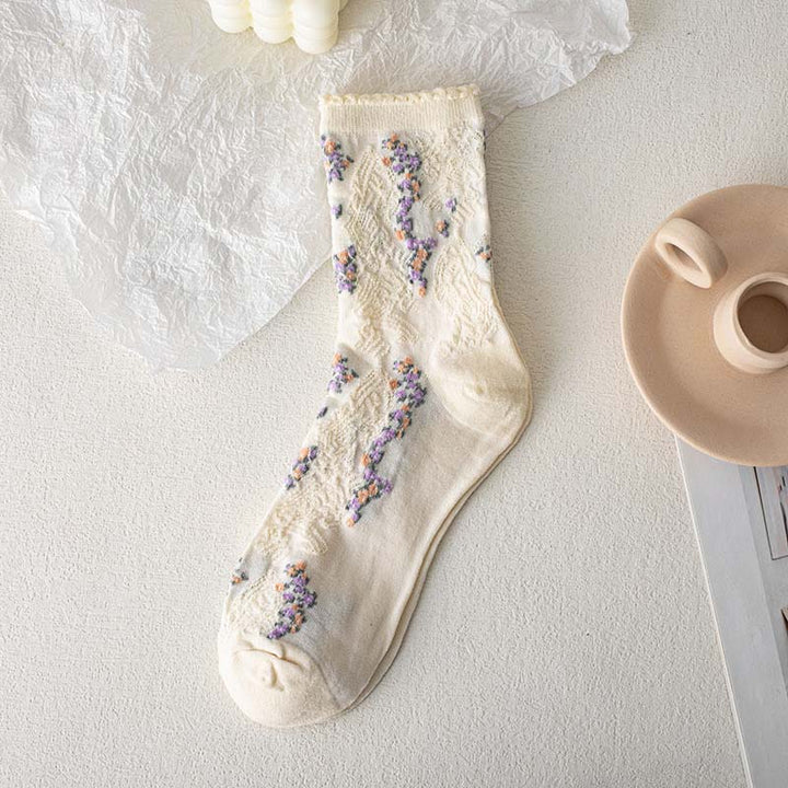 Casual Floral Socks
