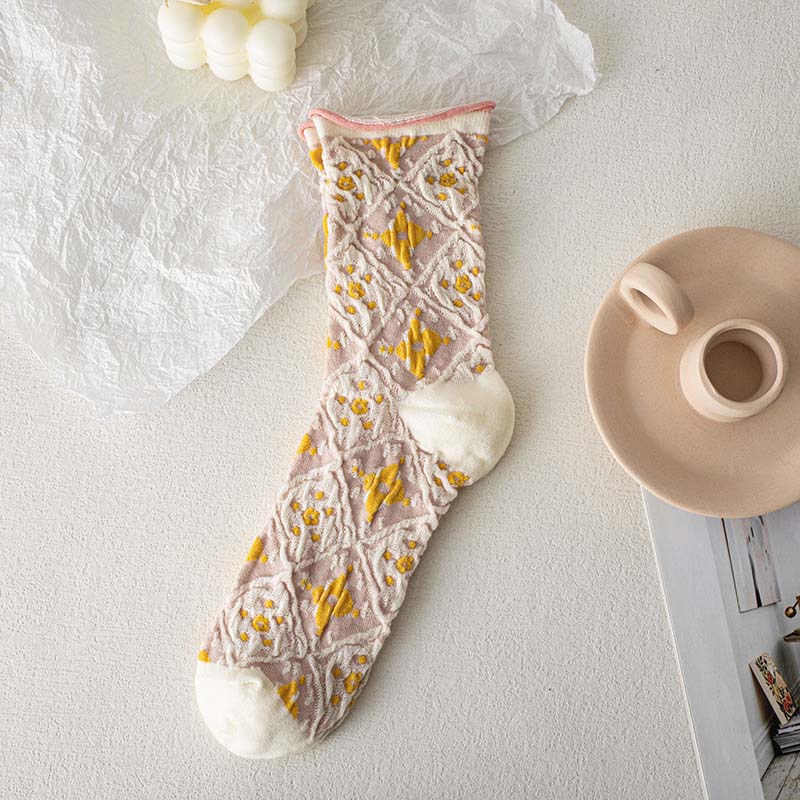 Casual Floral Socks