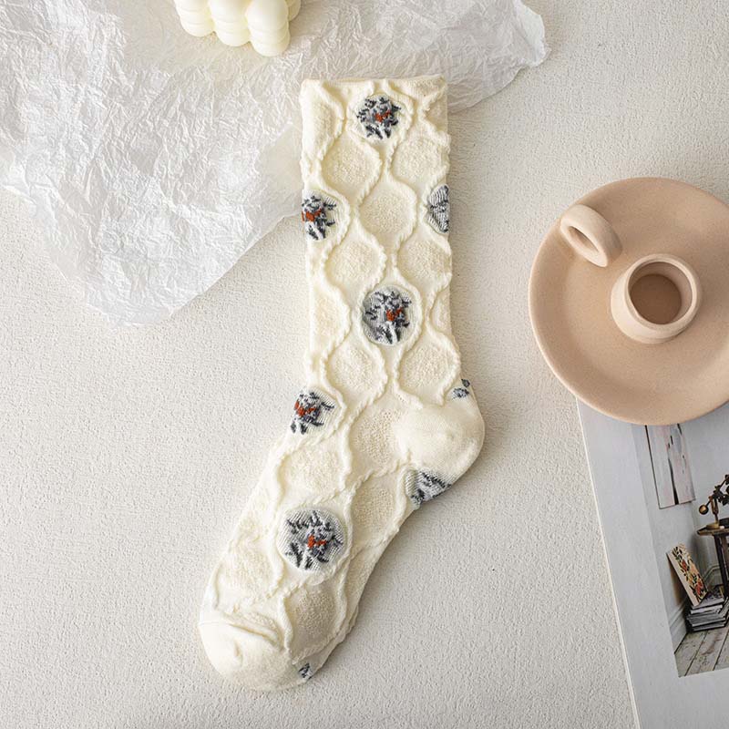 Casual Floral Socks