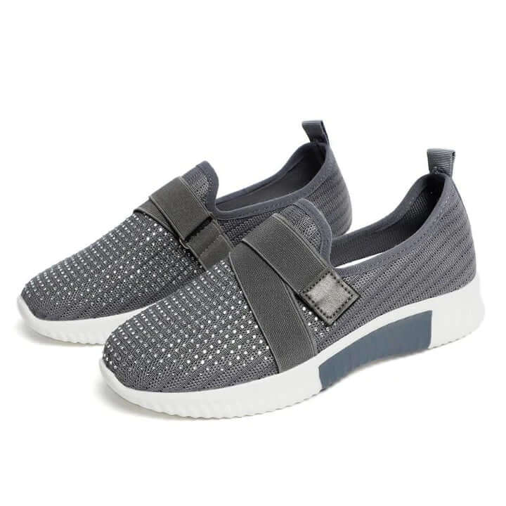 Women's Posture Support Slip-On Sneakers, view 8 - Elena Harper