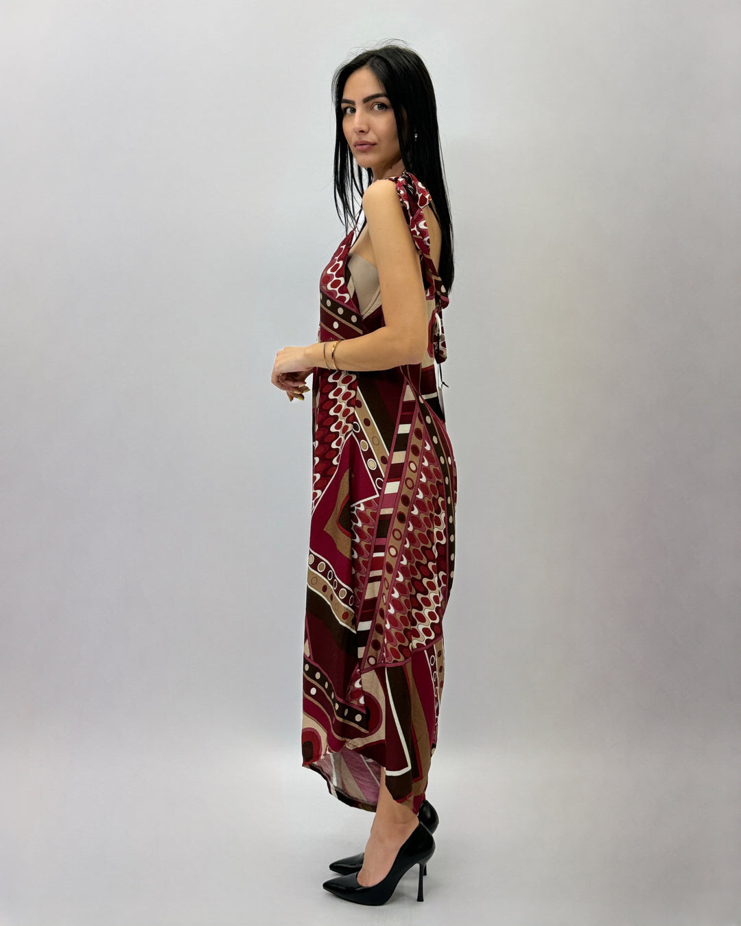 Esmé™  |  Sleeveless Jumpsuit Detail Print