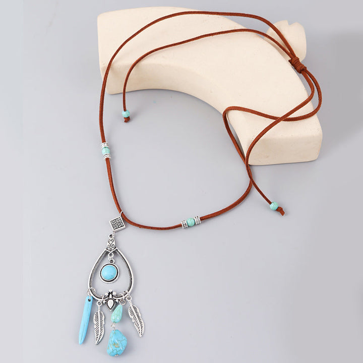 Bohemian Pendant Necklace, view 3 - Elena Harper
