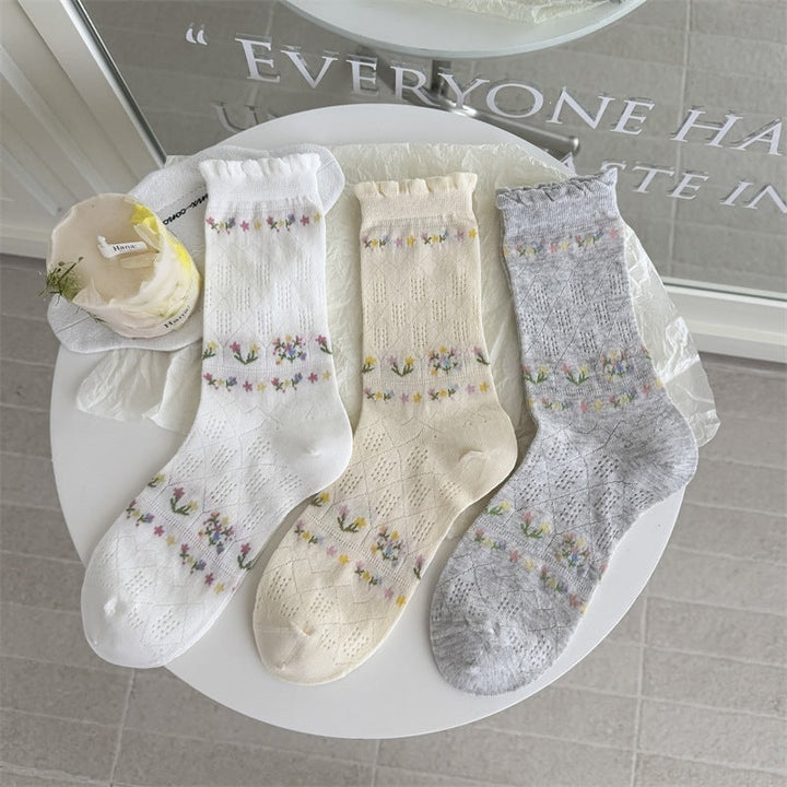 Casual Floral Socks