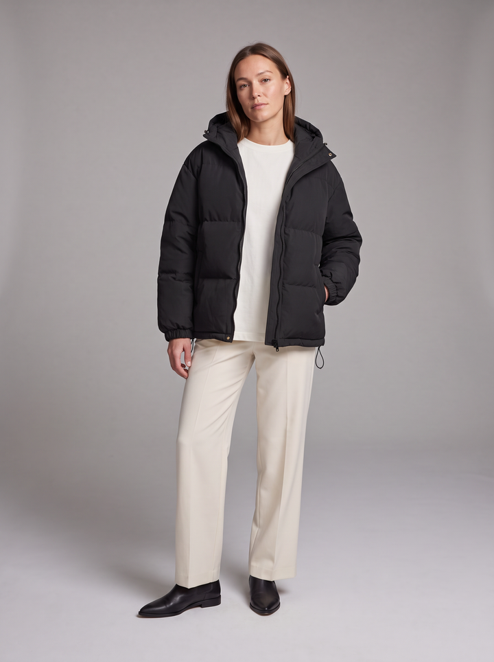 Hooded Puffer Jacket Winter Layering