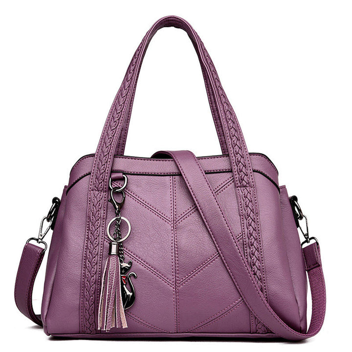 Grace Leather Handbag - Elena Harper
