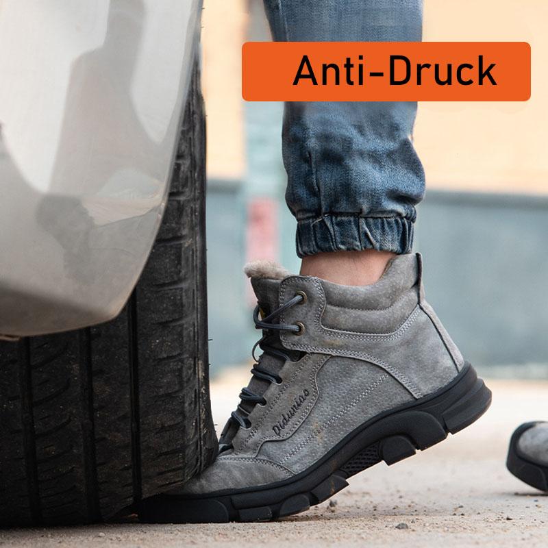 Comfortable and abrasion-resistant safety shoes with velvet for winter EB, view 5 - Elena Harper