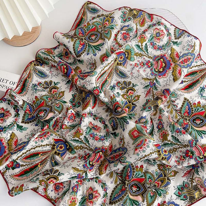 Elegant Floral Print Scarf