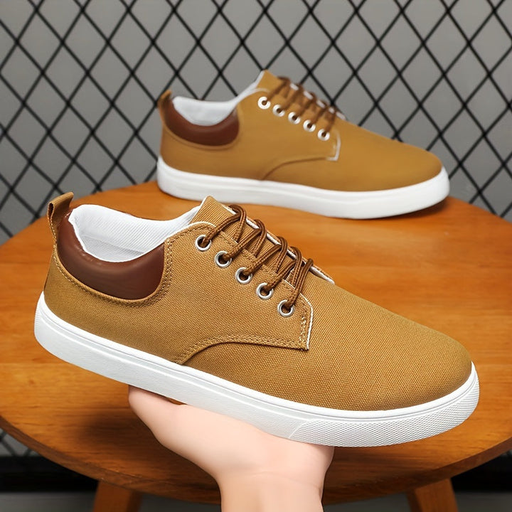 Glenn Classic Canvas Sneakers, view 7 - Elena Harper