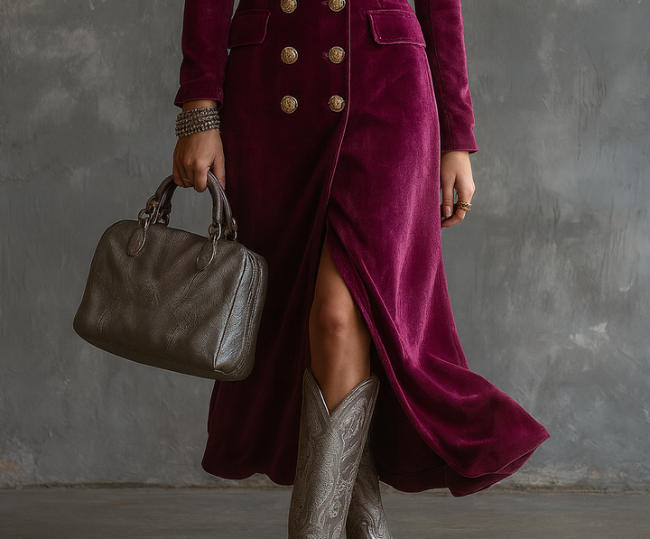 Victoria | Velvet Blazer Dress