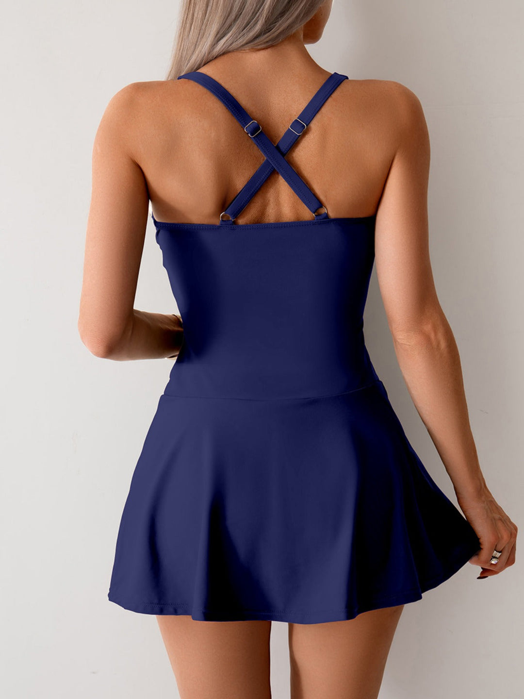 Women's Alluring Split Skirt Swimsuit for Confident Style