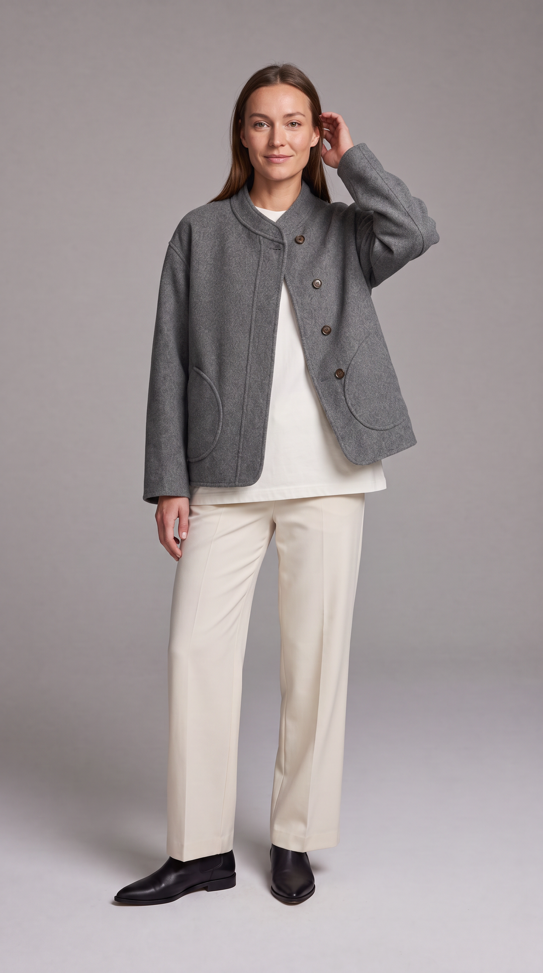 Oversized Longline Coat Autumn Winter