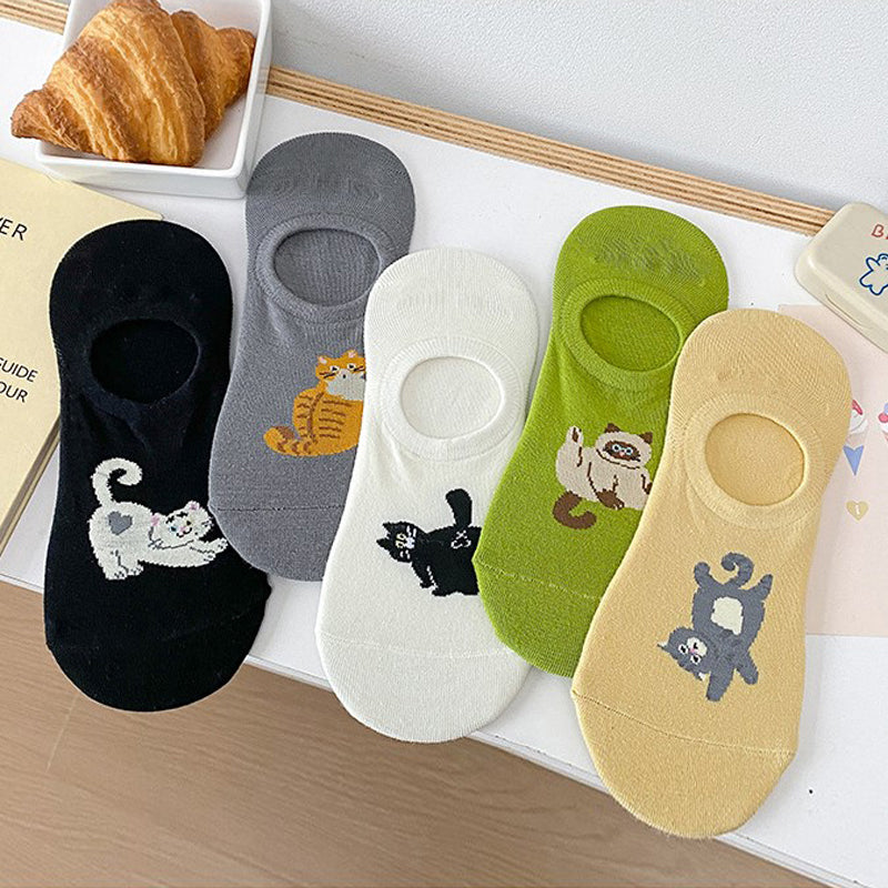 Casual Cat Pattern Socks