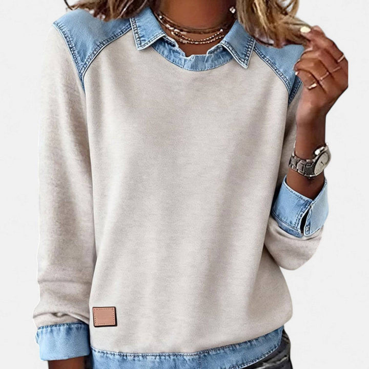 Zailah™ sophisticated sweater from Emma & Rose Cape Town, stylish blouse or shirt with a refined, elegant design.