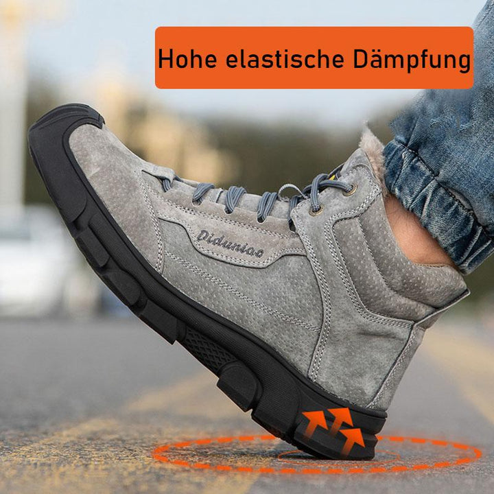 Comfortable and abrasion-resistant safety shoes with velvet for winter EB, view 7 - Elena Harper