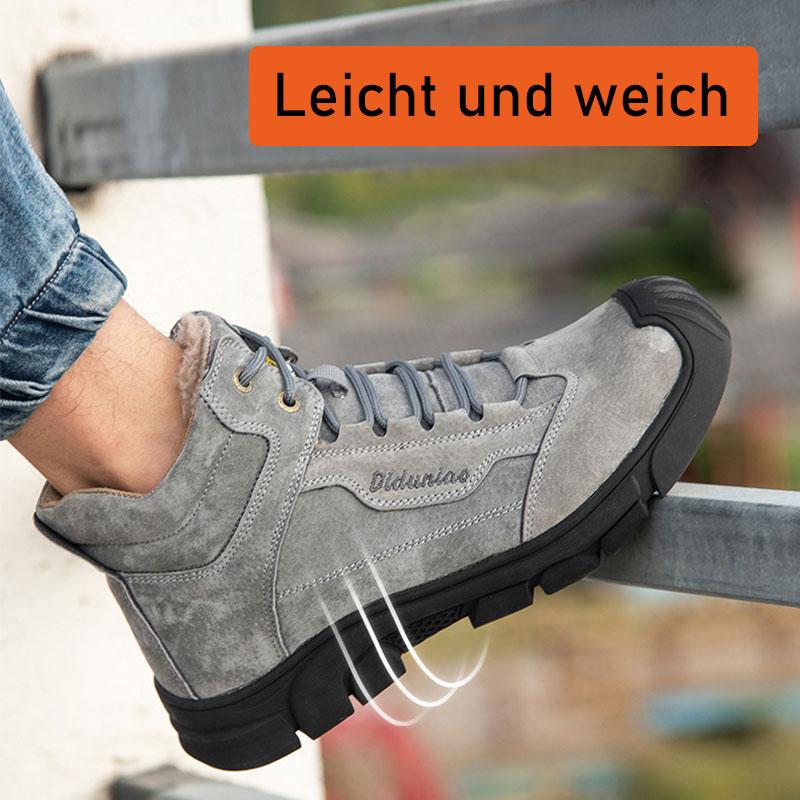 Comfortable and abrasion-resistant safety shoes with velvet for winter EB, view 8 - Elena Harper