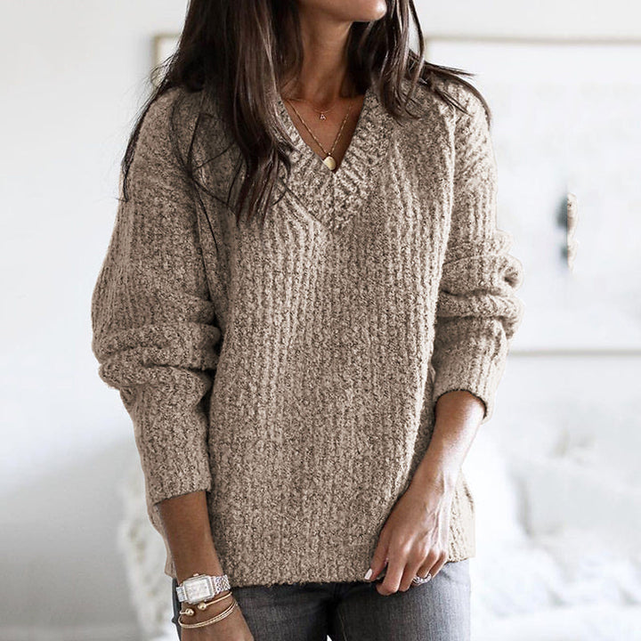 Gracefully Designed Sweater, view 3 - Elena Harper