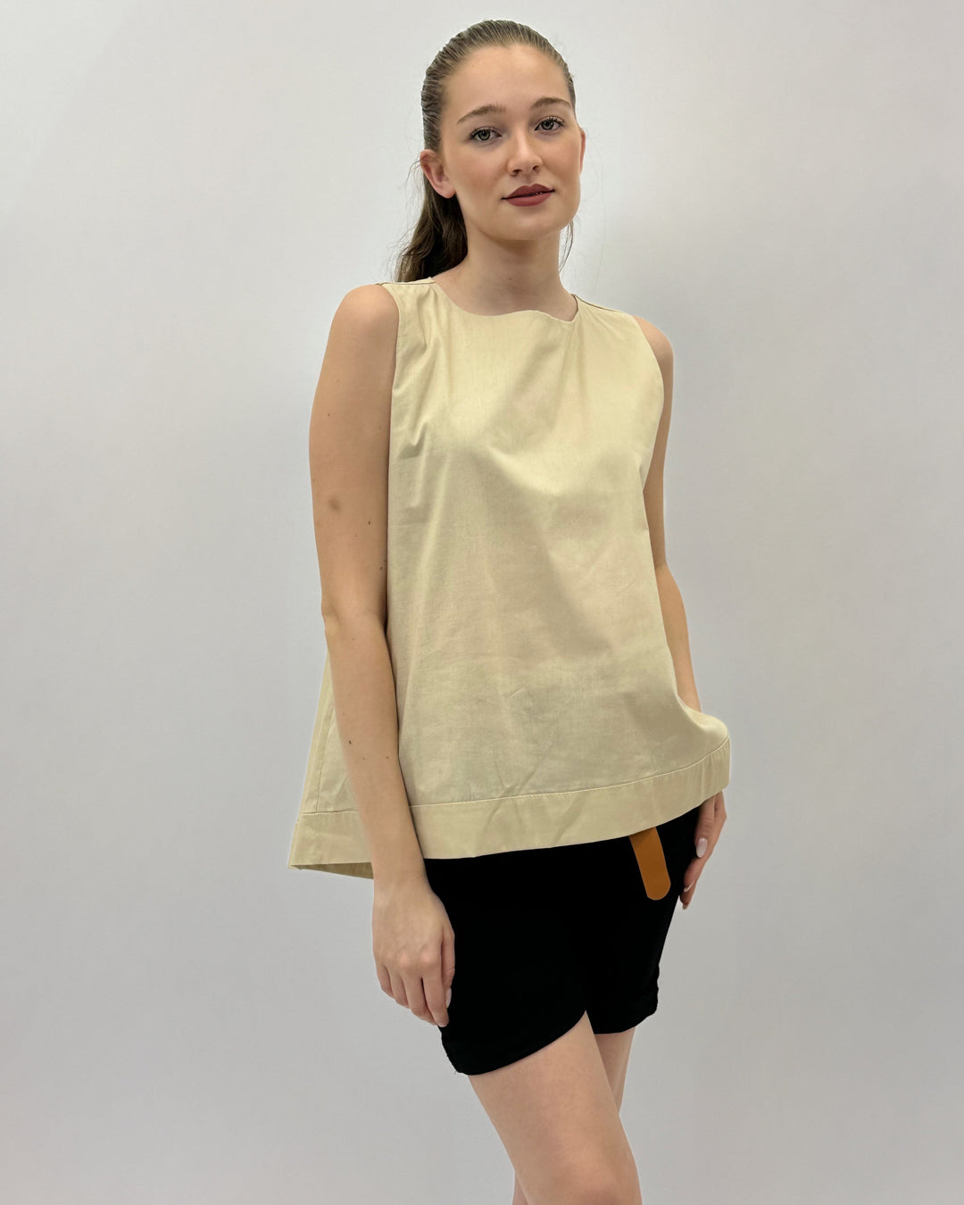 Elmarie™  |  soft luxurious fabrics Tank Top Hem