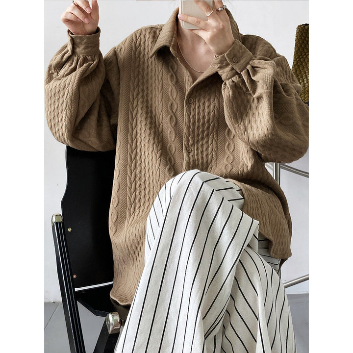 Ylva Fashionable Mesh Blouse with Embroidery, view 4 - Elena Harper