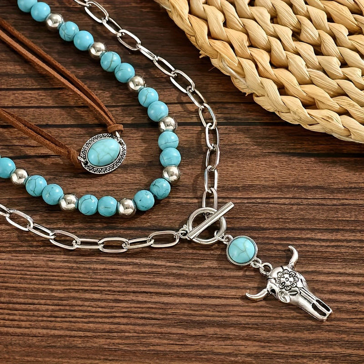 Vintage Bohemian Necklace, view 10 - Elena Harper