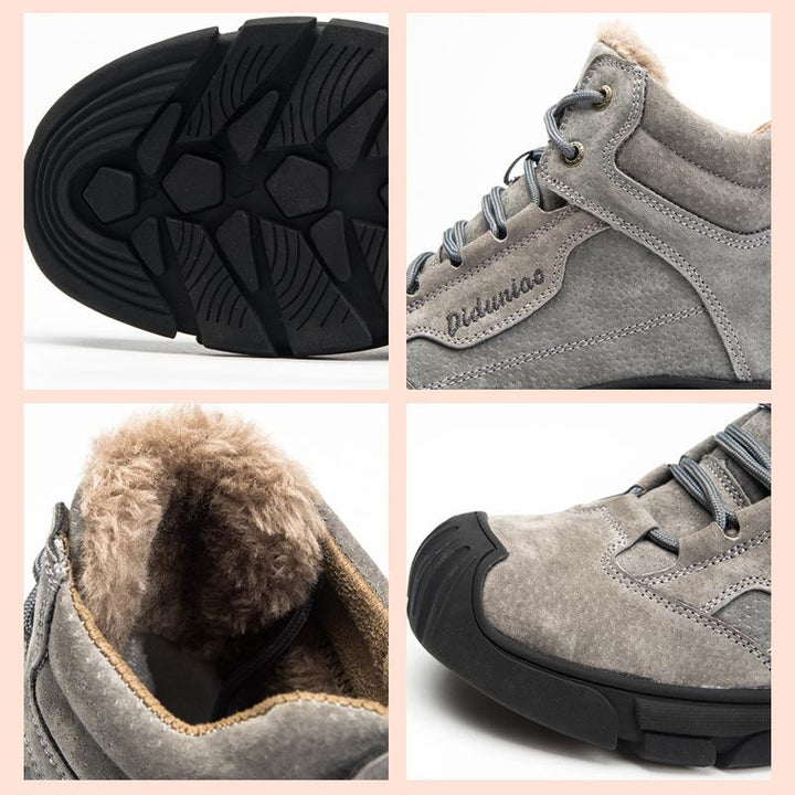 Comfortable and abrasion-resistant safety shoes with velvet for winter EB, view 3 - Elena Harper