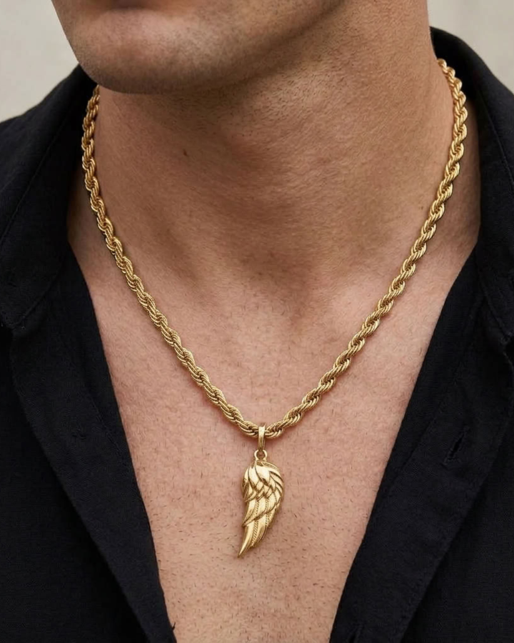 Wing Pendant Necklace for Men