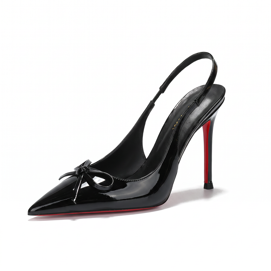Bow Knot Pointed Toe Stiletto Heels