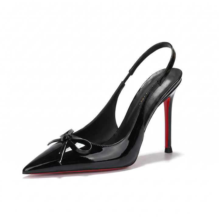 Bow Knot Pointed Toe Stiletto Heels