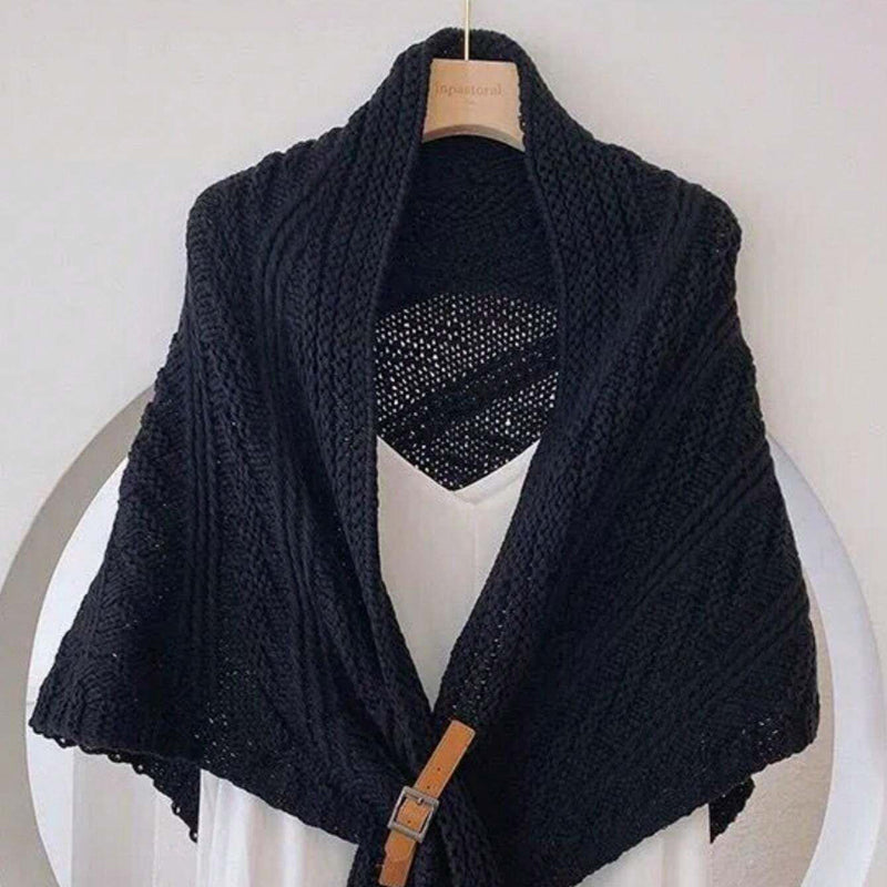 Solid Color Warm Shawl
