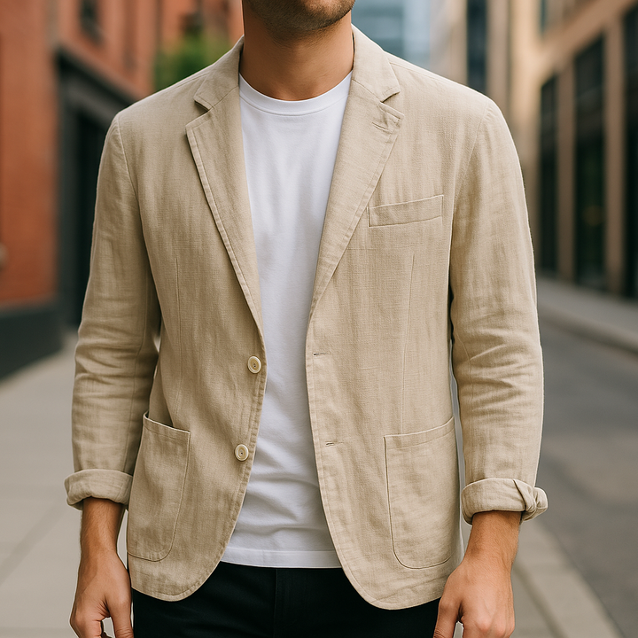 Robert | Lightweight and Elegant Linen Blazer for Summer