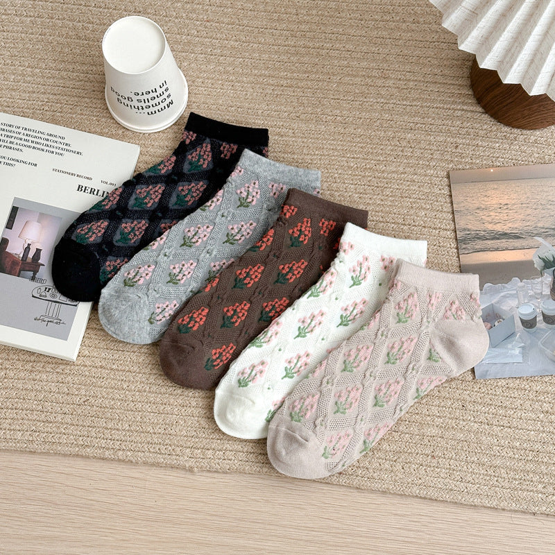 Vintage Floral Socks