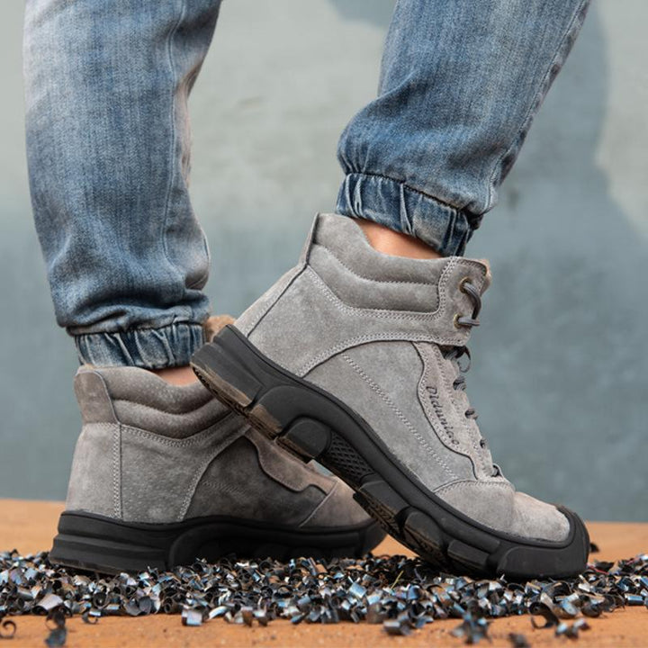 Comfortable and abrasion-resistant safety shoes with velvet for winter EB