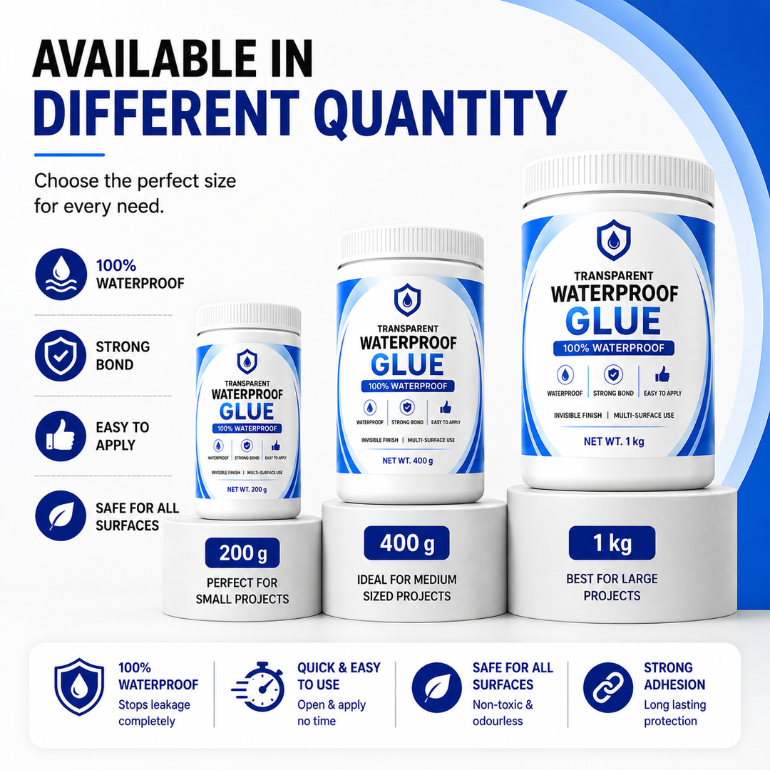 AquaBond™ – Waterproof Adhesive for Clean, Strong Connections