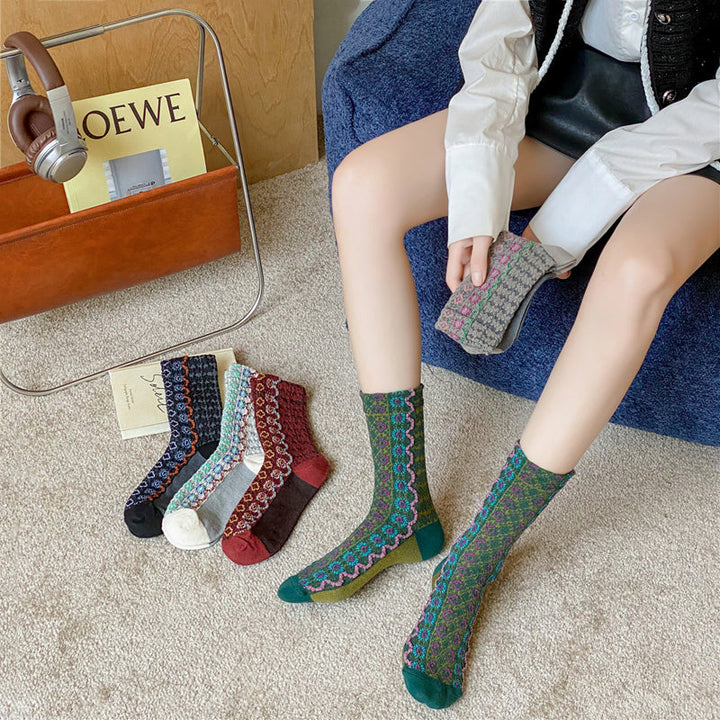 Vintage Casual Socks