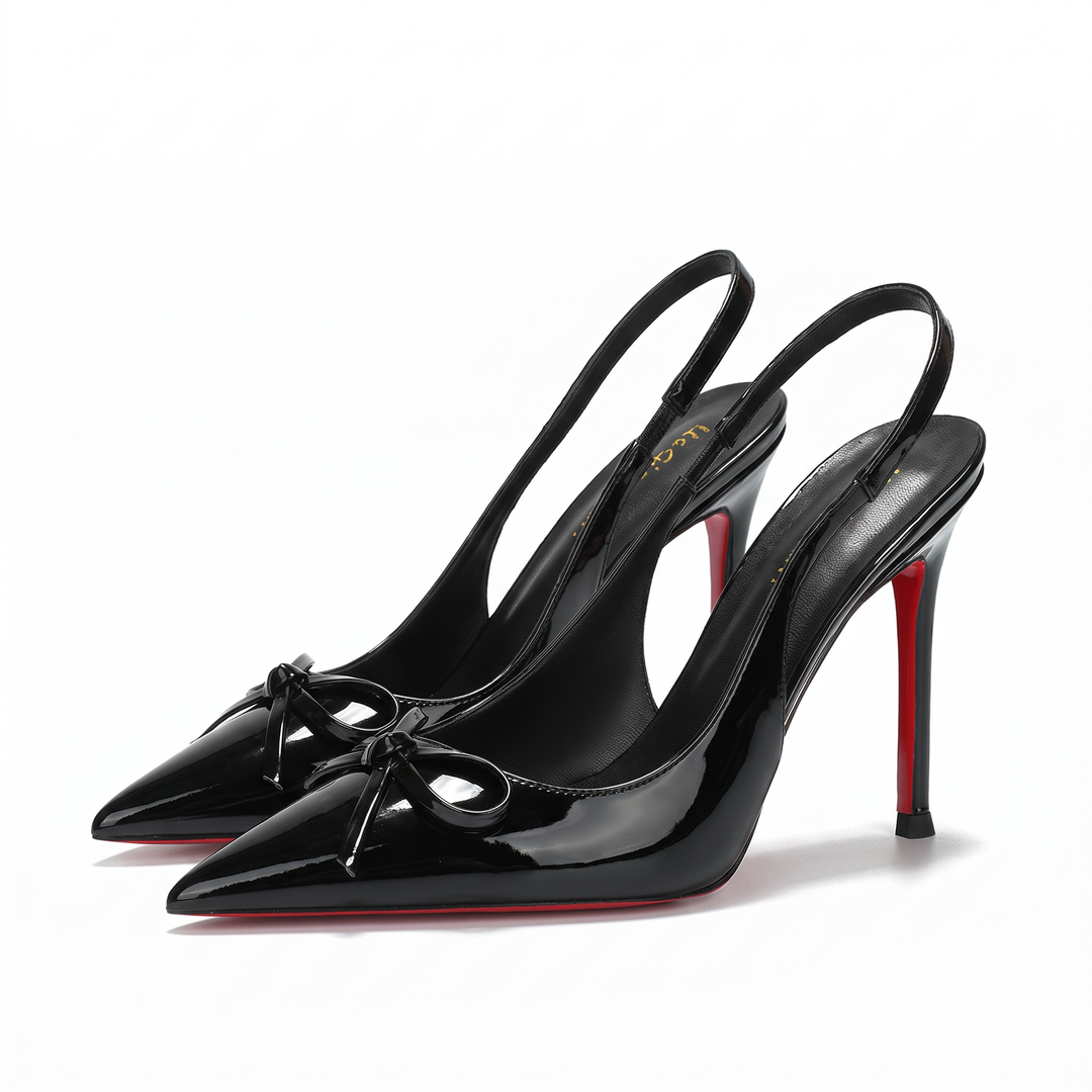 Bow Knot Pointed Toe Stiletto Heels