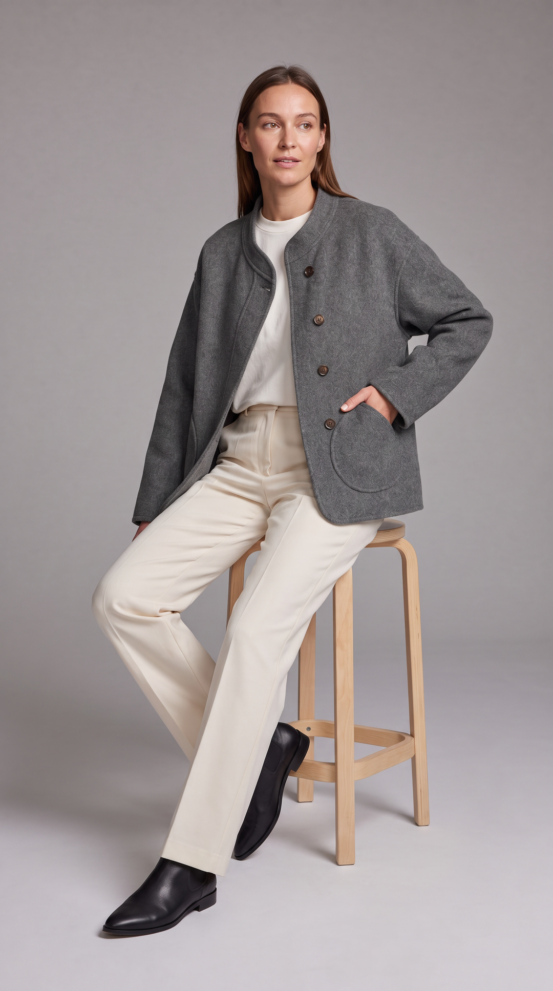 Oversized Longline Coat Autumn Winter