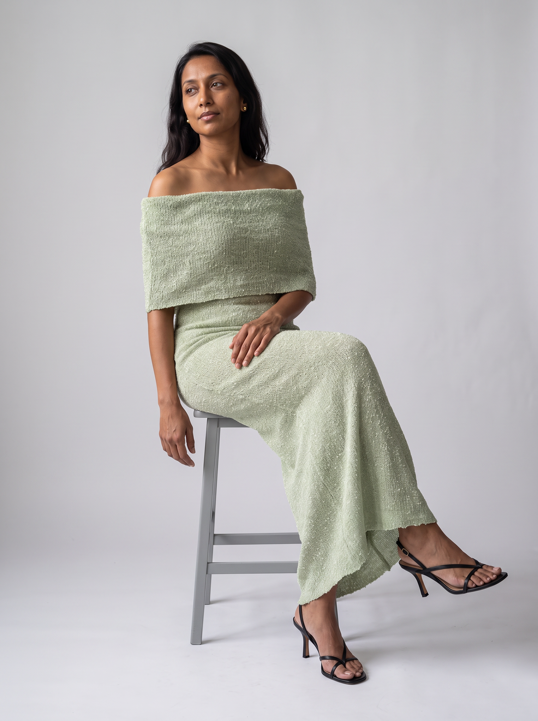 Green Maxi Dress Evening Party