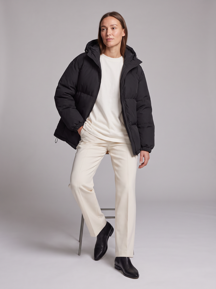 Hooded Puffer Jacket Winter Layering