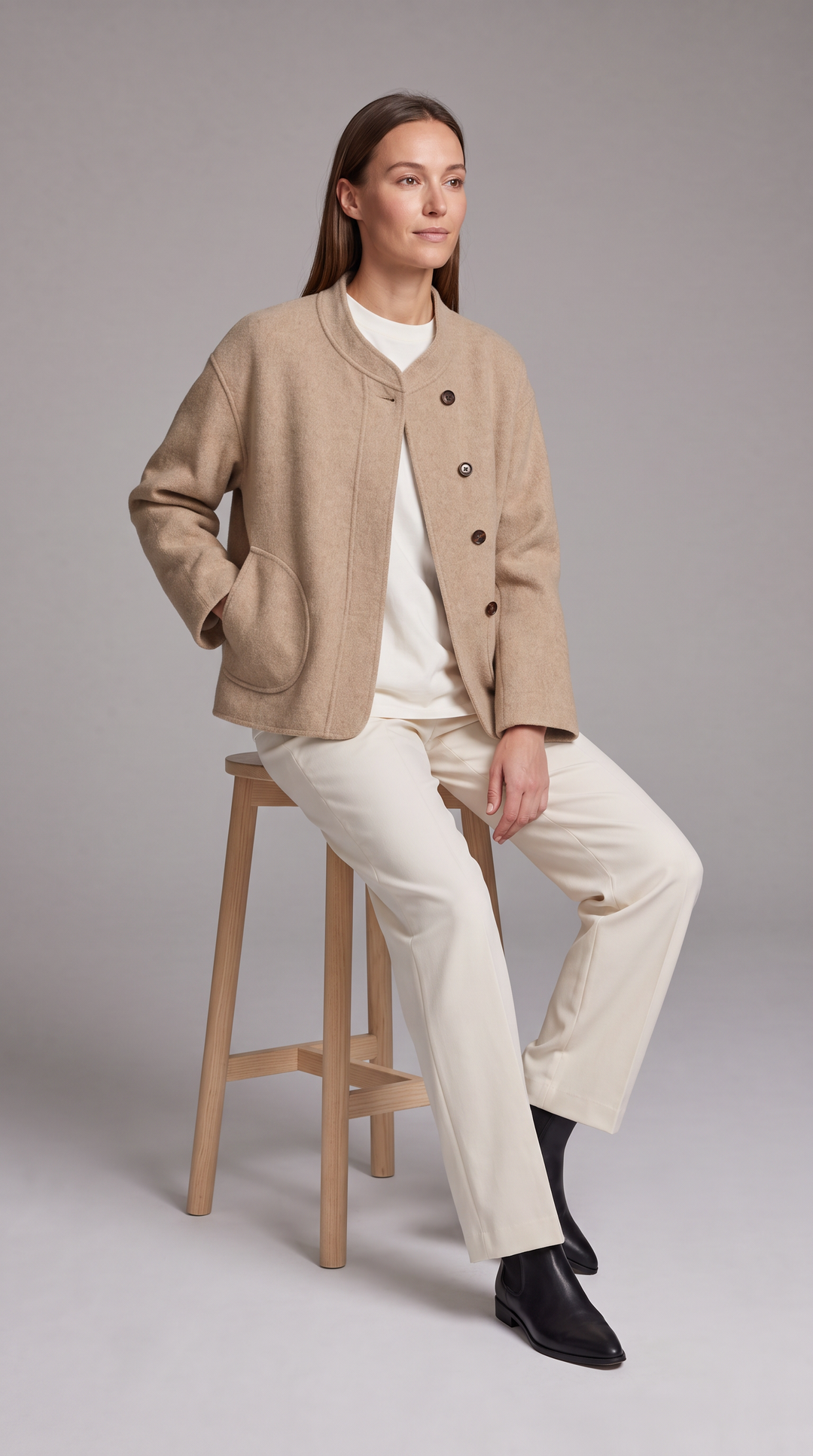 Oversized Longline Coat Autumn Winter
