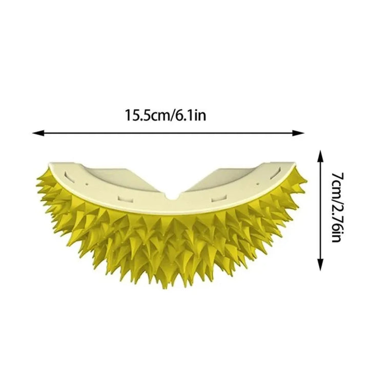 Gentle Cat Grooming Brush with Soft-Tipped Needles for Healthy Fur, view 5 - Elena Harper
