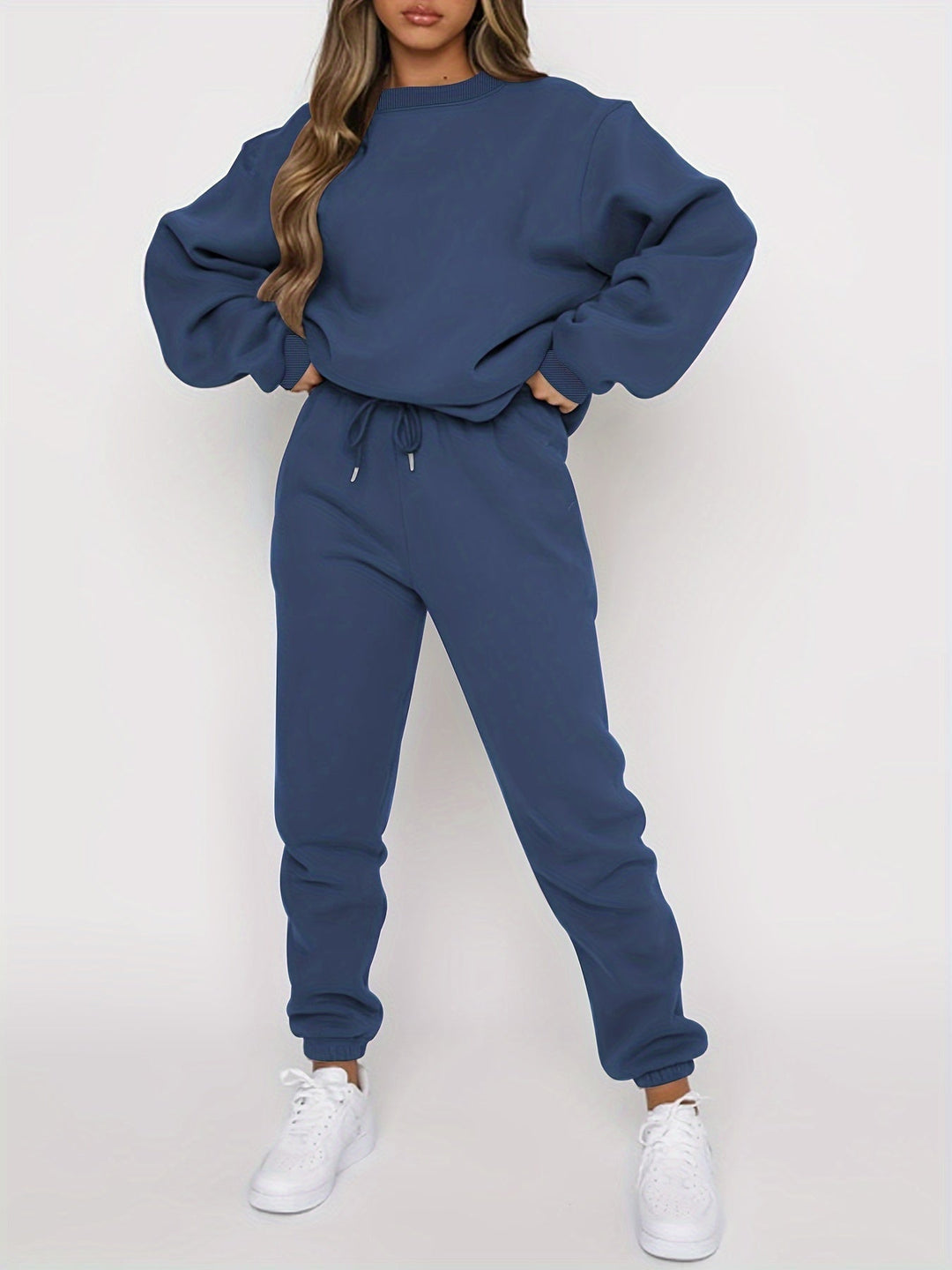 RELAXING TWO-PIECE SET WITH DRAWSTRING FOR WOMEN